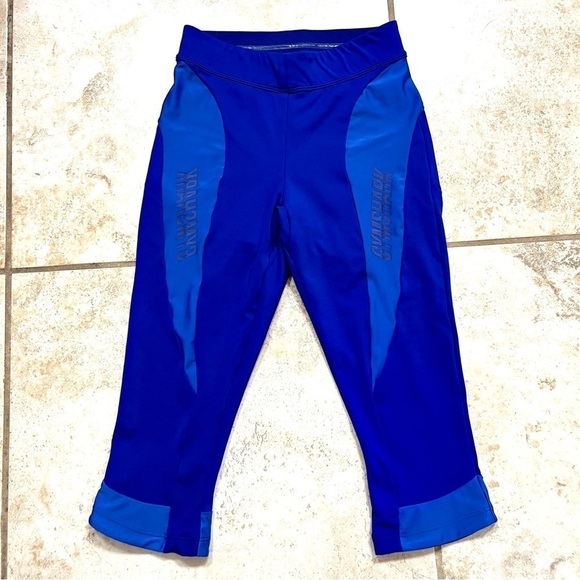 Gymshark Turbo Cropped Legging Blue women’s Size Small - Picture 3 of 10